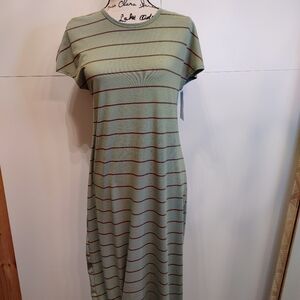 Striped Maria Maxi dress.